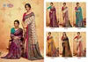 Ivory Silk By Vipul Soft Silk Wedding Wear Surat Saree Wholesale Market